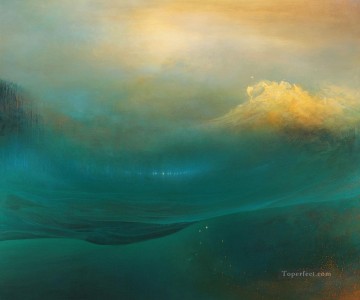 Landscapes Painting - wave abstract seascape